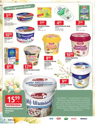 Leclerc - gazetka promocyjna Święta wielkanocne od wtorku 17.03 do niedzieli 29.03 - strona 6