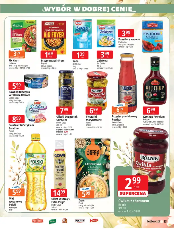 Leclerc - gazetka promocyjna Święta wielkanocne od wtorku 17.03 do niedzieli 29.03 - strona 13