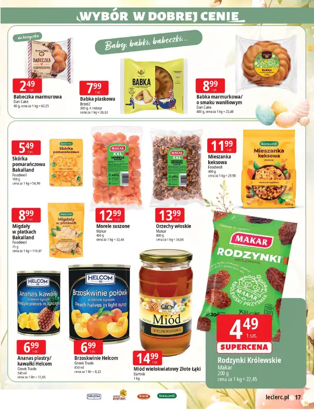 Leclerc - gazetka promocyjna Święta wielkanocne od wtorku 17.03 do niedzieli 29.03 - strona 17