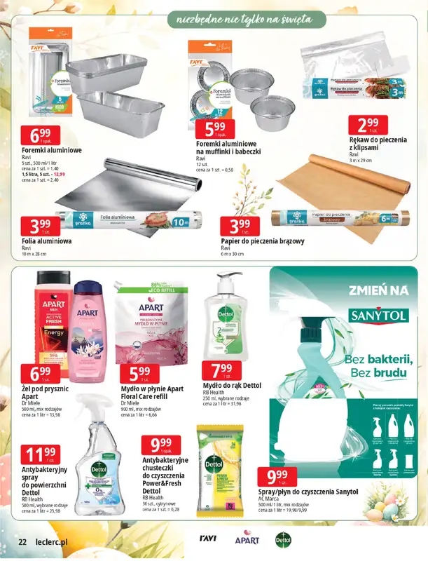 Leclerc - gazetka promocyjna Święta wielkanocne od wtorku 17.03 do niedzieli 29.03 - strona 22