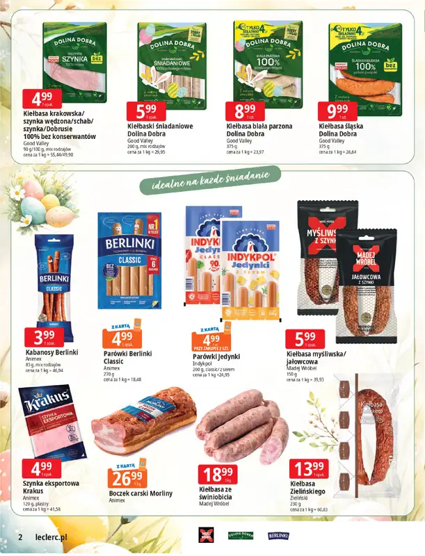 Leclerc - gazetka promocyjna Święta wielkanocne od wtorku 17.03 do niedzieli 29.03 - strona 2