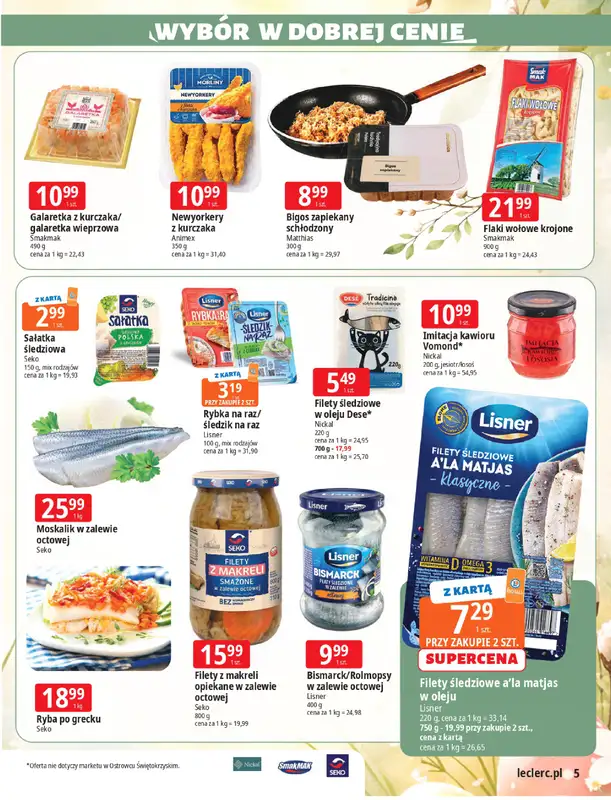 Leclerc - gazetka promocyjna Święta wielkanocne od wtorku 17.03 do niedzieli 29.03 - strona 5