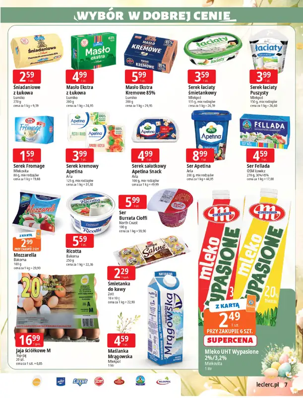 Leclerc - gazetka promocyjna Święta wielkanocne od wtorku 17.03 do niedzieli 29.03 - strona 7