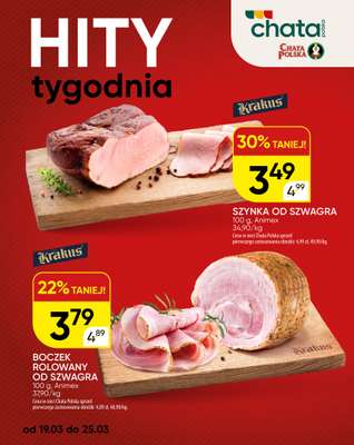 Chata Polska - gazetka promocyjna Plakat promocyjny  do środy 25.03 - strona 2