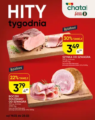 Chata Polska - gazetka promocyjna Plakat promocyjny  do środy 25.03 - strona 2