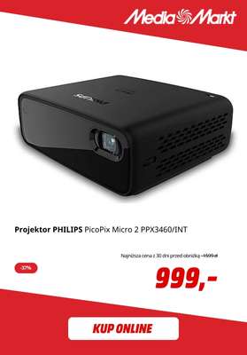 Projektor PHILIPS PicoPix Micro 2 PPX3460/INT