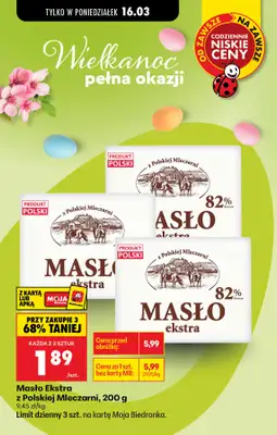 Biedronka - gazetka promocyjna Od poniedziałku od poniedziałku 16.03 do soboty 21.03 - strona 2