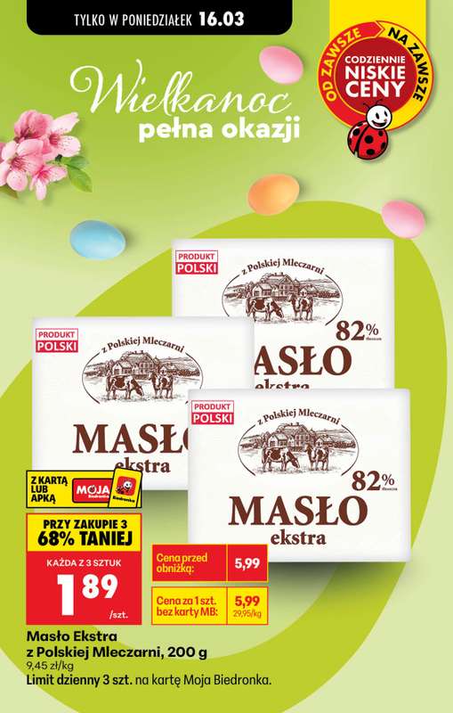 Biedronka - gazetka promocyjna Od poniedziałku od poniedziałku 16.03 do soboty 21.03 - strona 2