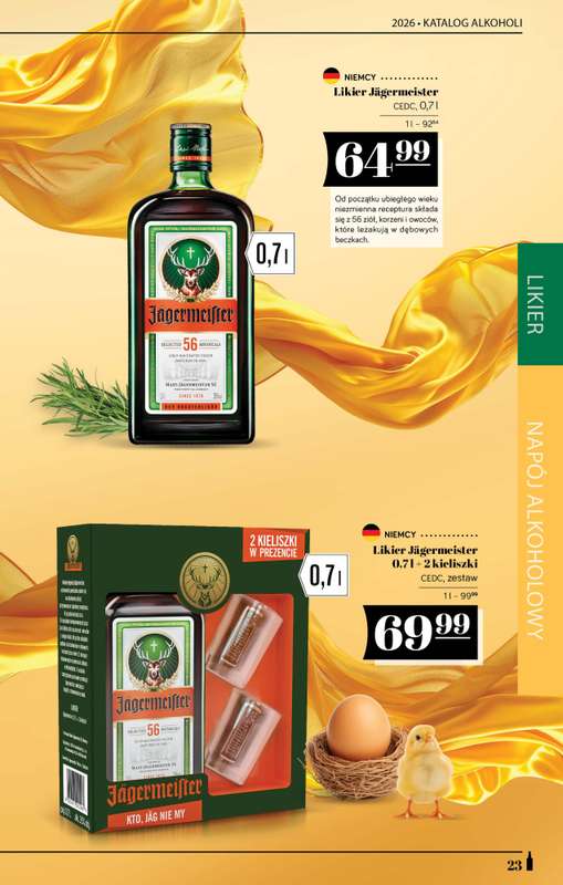 POLOmarket - gazetka promocyjna Katalog alkoholi  do soboty 04.04 - strona 23