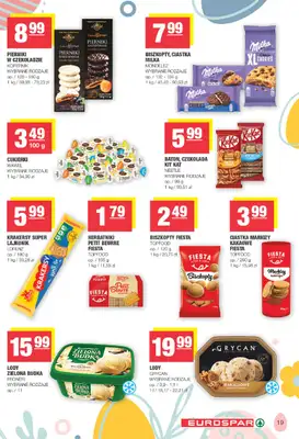 SPAR - gazetka promocyjna Gazetka Eurospar od poniedziałku 23.03 do soboty 04.04 - strona 19