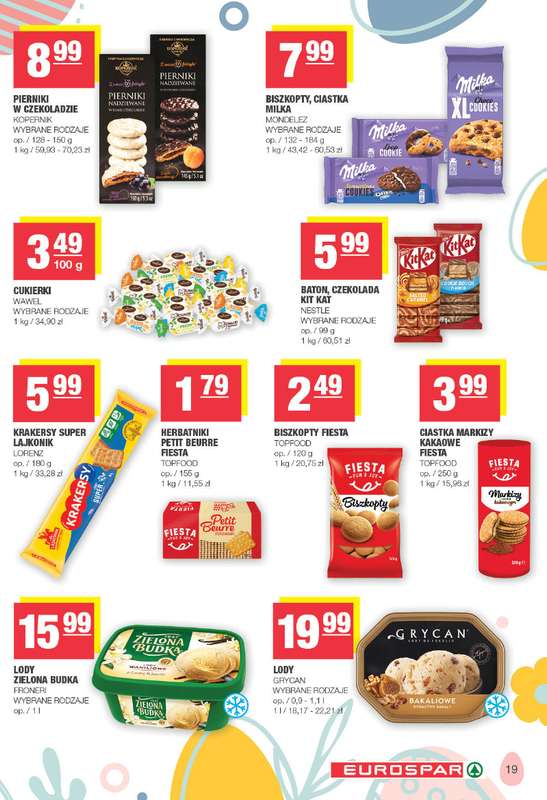 SPAR - gazetka promocyjna Gazetka Eurospar od poniedziałku 23.03 do soboty 04.04 - strona 19