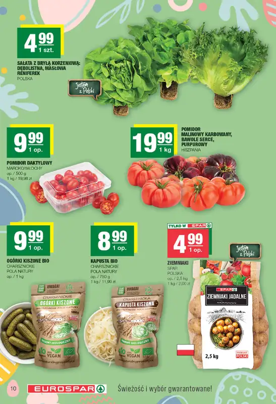 SPAR - gazetka promocyjna Gazetka Eurospar od poniedziałku 23.03 do soboty 04.04 - strona 10