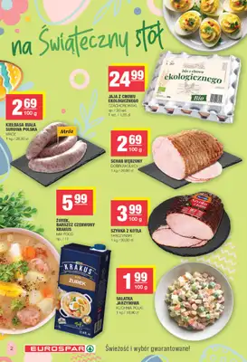 SPAR - gazetka promocyjna Gazetka Eurospar od poniedziałku 23.03 do soboty 04.04 - strona 2