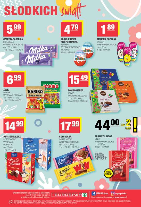 SPAR - gazetka promocyjna Gazetka Eurospar od poniedziałku 23.03 do soboty 04.04 - strona 24