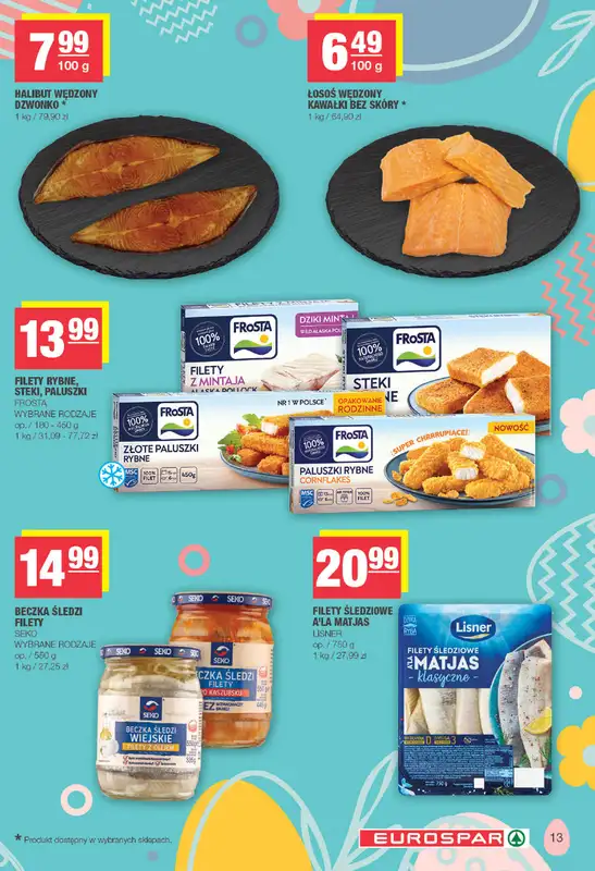 SPAR - gazetka promocyjna Gazetka Eurospar od poniedziałku 23.03 do soboty 04.04 - strona 13