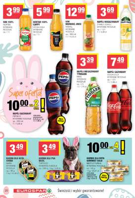 SPAR - gazetka promocyjna Gazetka Eurospar od poniedziałku 23.03 do soboty 04.04 - strona 20