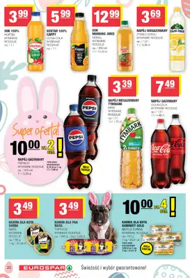 SPAR - gazetka promocyjna Gazetka Eurospar od poniedziałku 23.03 do soboty 04.04 - strona 20