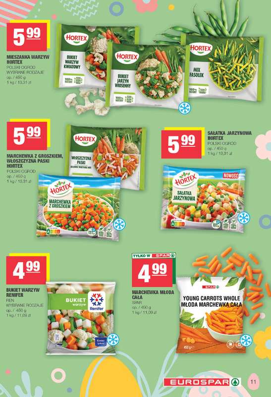 SPAR - gazetka promocyjna Gazetka Eurospar od poniedziałku 23.03 do soboty 04.04 - strona 11