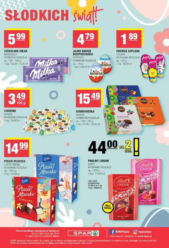 SPAR - gazetka promocyjna Gazetka Spar od poniedziałku 23.03 do soboty 04.04 - strona 12
