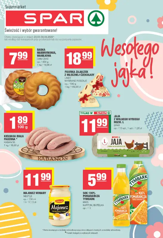 SPAR - gazetka promocyjna Gazetka Spar  