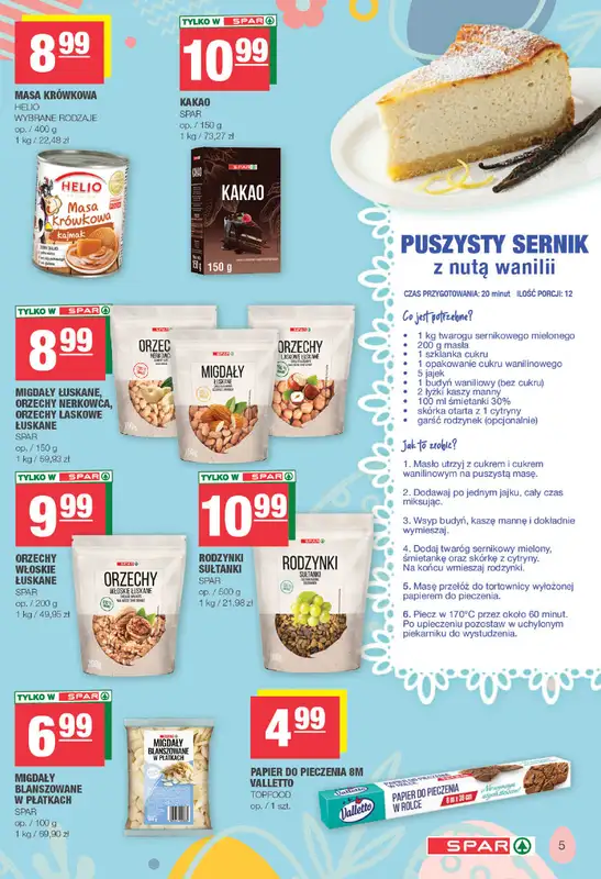 SPAR - gazetka promocyjna Gazetka Spar od poniedziałku 23.03 do soboty 04.04 - strona 5