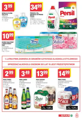 SPAR - gazetka promocyjna Gazetka Spar od poniedziałku 23.03 do soboty 04.04 - strona 11