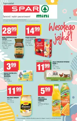 SPAR - gazetka promocyjna Gazetka Spar Mini od poniedziałku 23.03 do soboty 04.04