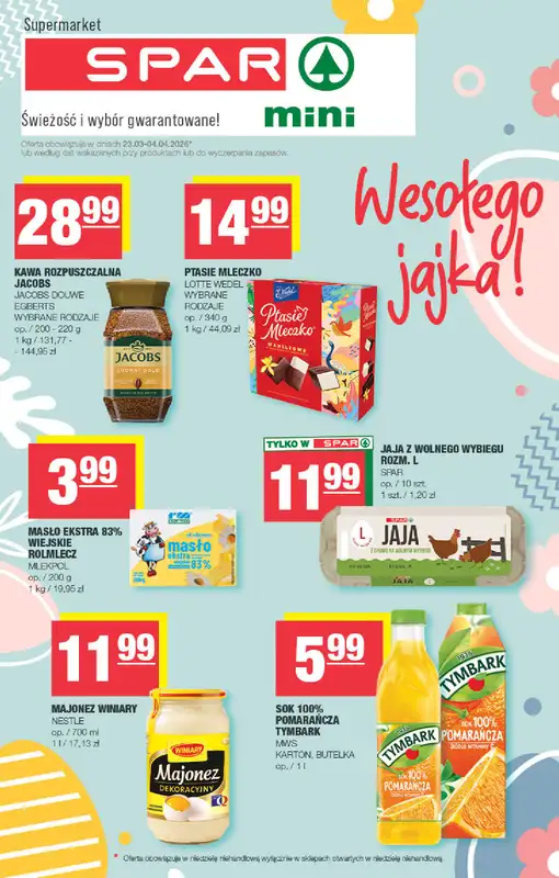 SPAR - gazetka promocyjna Gazetka Spar Mini  