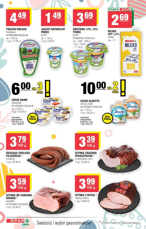 SPAR - gazetka promocyjna Gazetka Spar Mini od poniedziałku 23.03 do soboty 04.04 - strona 2