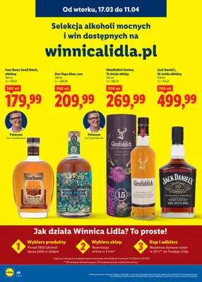 Lidl - gazetka promocyjna Katalog alkoholi mocnych i win  do soboty 11.04 - strona 48