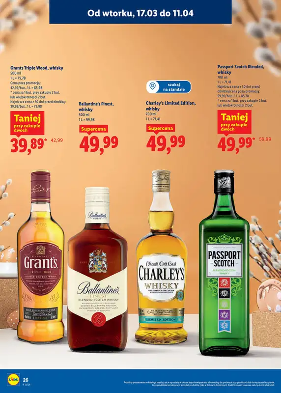 Lidl - gazetka promocyjna Katalog alkoholi mocnych i win  do soboty 11.04 - strona 26