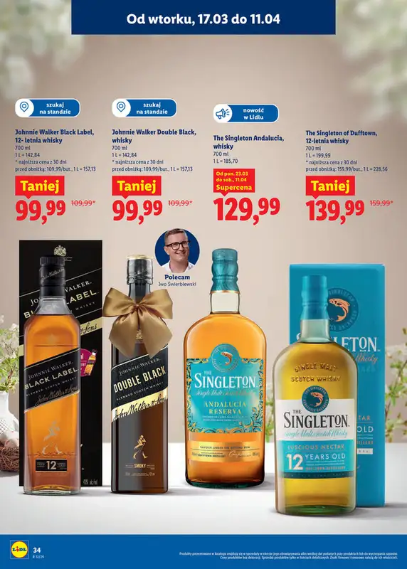Lidl - gazetka promocyjna Katalog alkoholi mocnych i win  do soboty 11.04 - strona 34