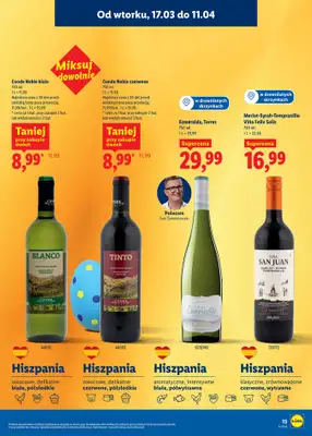 Lidl - gazetka promocyjna Katalog alkoholi mocnych i win  do soboty 11.04 - strona 13