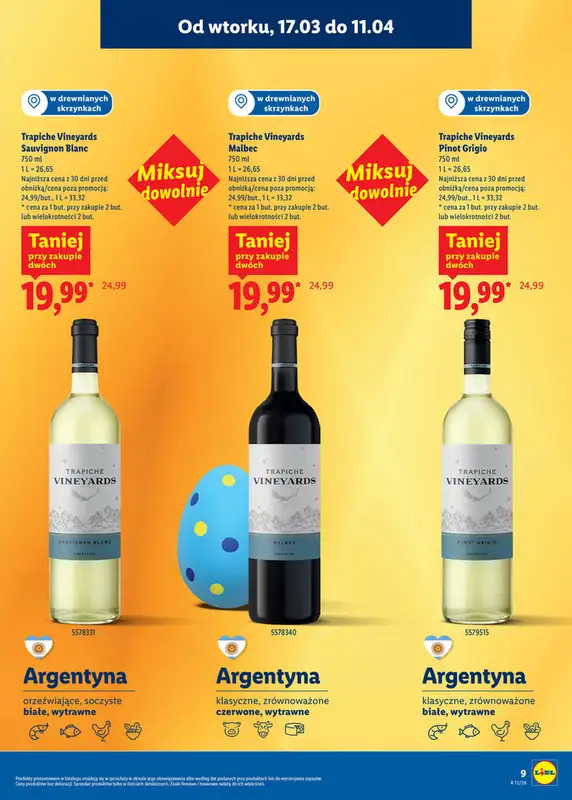 Lidl - gazetka promocyjna Katalog alkoholi mocnych i win  do soboty 11.04 - strona 9