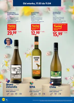 Lidl - gazetka promocyjna Katalog alkoholi mocnych i win  do soboty 11.04 - strona 12