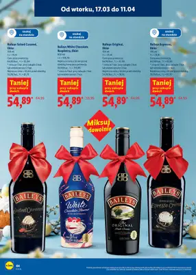 Lidl - gazetka promocyjna Katalog alkoholi mocnych i win  do soboty 11.04 - strona 44