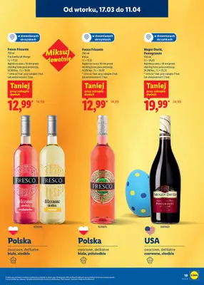 Lidl - gazetka promocyjna Katalog alkoholi mocnych i win  do soboty 11.04 - strona 19