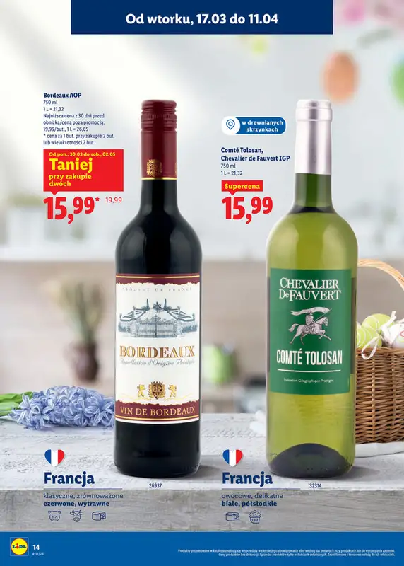 Lidl - gazetka promocyjna Katalog alkoholi mocnych i win  do soboty 11.04 - strona 14