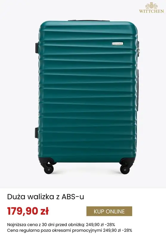 WIELKANOC - gazetka promocyjna Wittchen | Walizki na wielkanocną podróż od wtorku 17.03  - strona 8