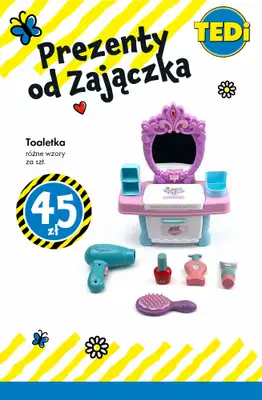Tedi - gazetka promocyjna Prezenty od Zajączka! od wtorku 17.03  - strona 9