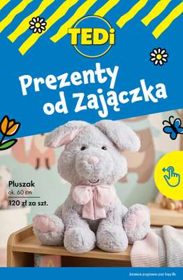 Tedi - gazetka promocyjna Prezenty od Zajączka! od wtorku 17.03 