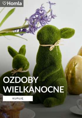 Homla - gazetka promocyjna Ozdoby wielkanocne od wtorku 17.03 