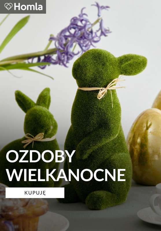 Homla - gazetka promocyjna Ozdoby wielkanocne od wtorku 17.03 