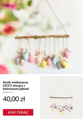 Homla - gazetka promocyjna Ozdoby wielkanocne od wtorku 17.03  - strona 9