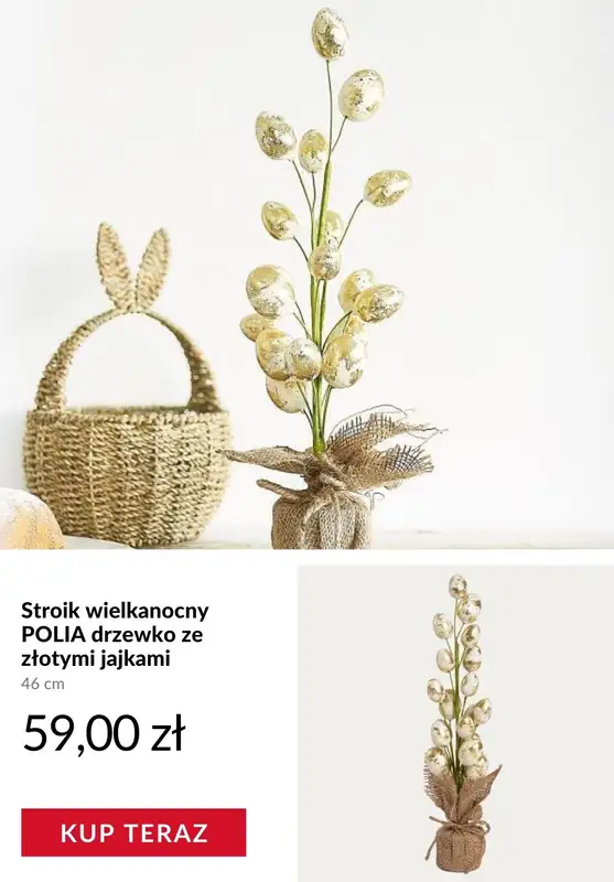 Homla - gazetka promocyjna Ozdoby wielkanocne od wtorku 17.03  - strona 10