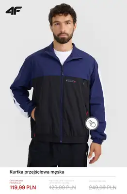 4F - gazetka promocyjna Kurtki przejściowe w SUPER cenach! od wtorku 17.03  - strona 4