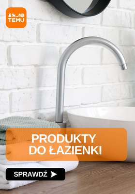Temu - gazetka promocyjna Praktyczne produkty do łazienki od wtorku 17.03 