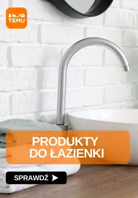 Temu - gazetka promocyjna Praktyczne produkty do łazienki od wtorku 17.03 