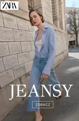 Zara - gazetka promocyjna Modne jeansy dla niej od wtorku 17.03 