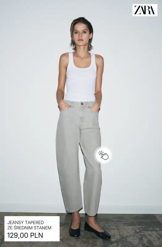 Zara - gazetka promocyjna Modne jeansy dla niej od wtorku 17.03  - strona 8